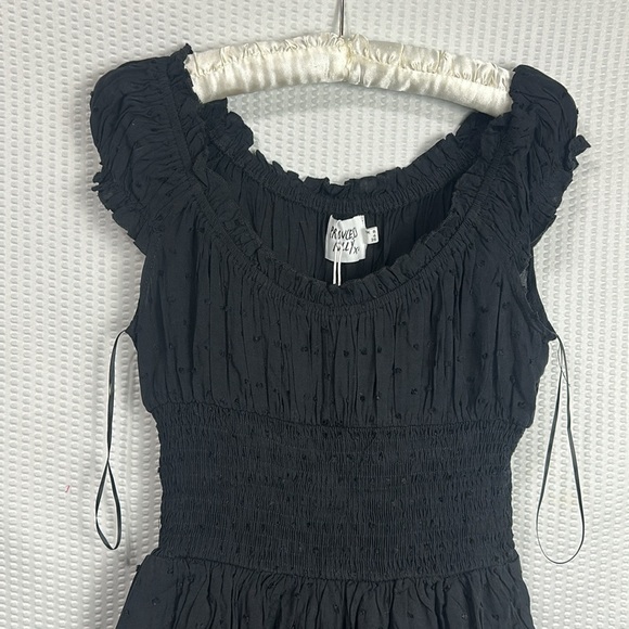 NWT The Love Galore Romper Black Ruffled Princess Polly - Picture 7 of 13